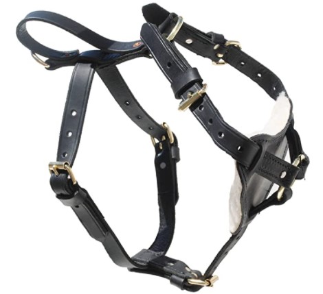 Best Tracking Harness Signature K9 Leather Tracking Harness