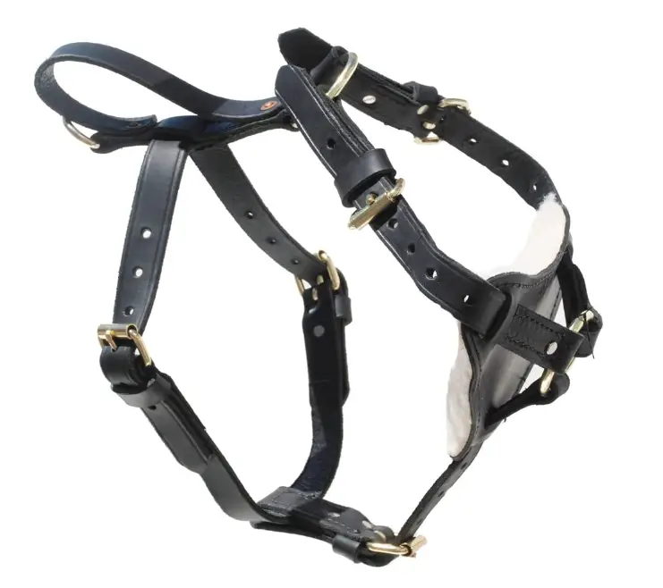 Signature K9 Leather Tracking Harness